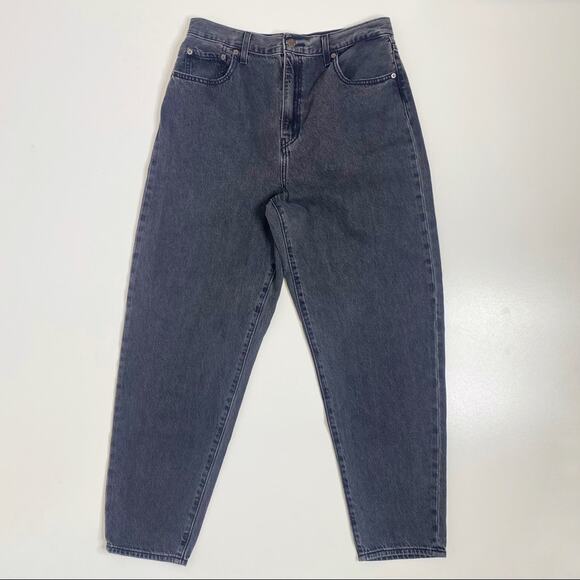Levi’s High Loose Taper Black Jeans High Wasited Mom Jeans 31 - Picture 1 of 9